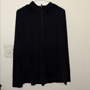 Athleta Black Full-Zip Hoodie Women’s Plus Size‎ 1X